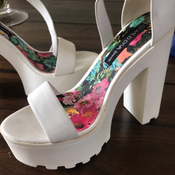 White Pumps - Picture 2 of 3